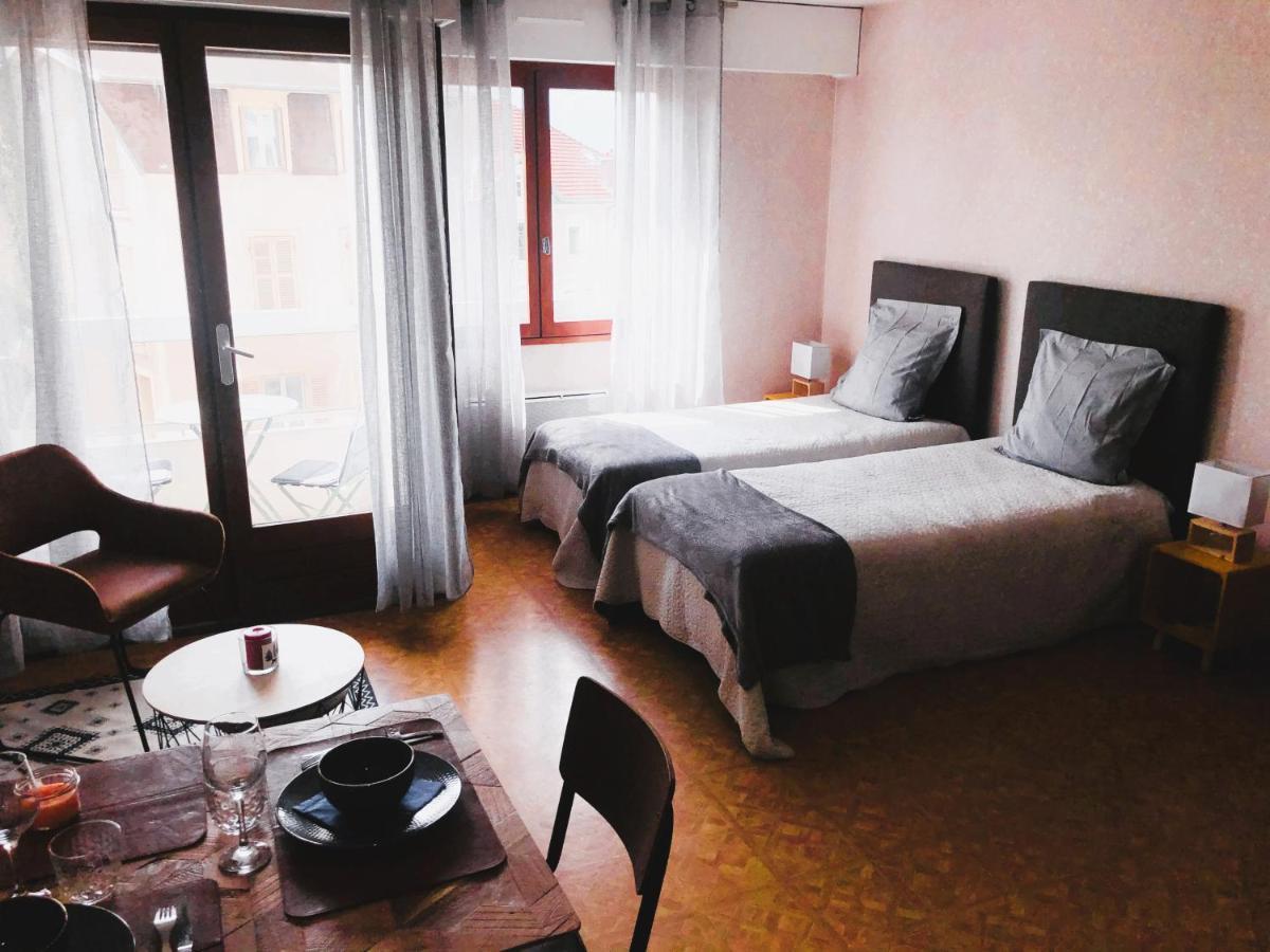 Paisible Studio Avec Agreable Loggia 2 Mn Du Centre Leilighet Aix-les-Bains Eksteriør bilde
